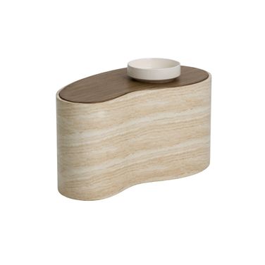 Ishiko Medium Coffee Table In Light Brown and Warm Brown