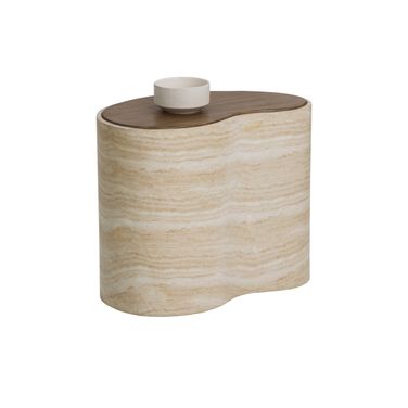 Ishiko Small Coffee Table In Light Brown and Warm Brown