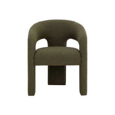 Isidore Dining Armchair In Copenhagen Olive
