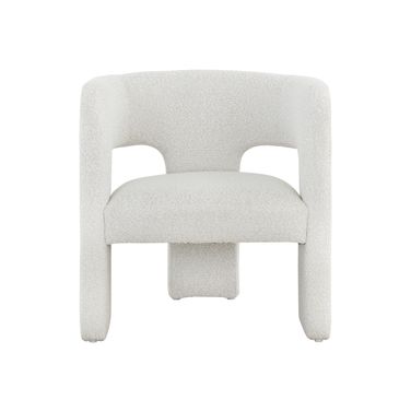 Isidore Lounge Chair In Copenhagen White