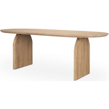 Isla Dining Table In Light Brown