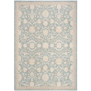 Isla Vintage 7'10" x 9'10" Indoor Rug In Blue