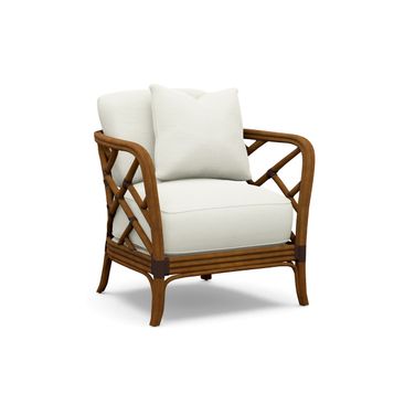 Island Estate Palm Chair In White