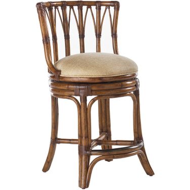 Island Estate South Beach Swivel Counter Stool In Plantation