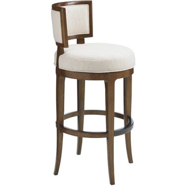 Island Fusion Macau Swivel Bar Stool In Sebana