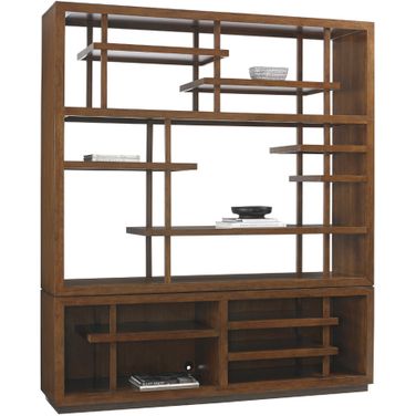 Island Fusion Taipei Media Bookcase In Sebana