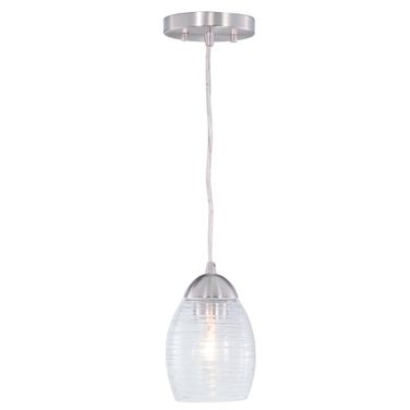 Isley 5 Inch Mini Pendant In Satin Nickel