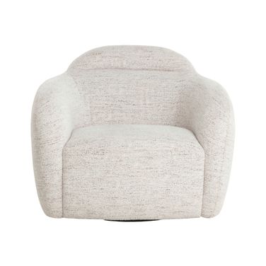 Ismo Swivel Lounge Chair In Hailey Moon