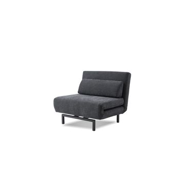 Iso Swivel Chairbed Black Powder Coated Legs In Dusk
