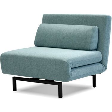 Iso Swivel Chairbed Black Powder Coated Legs In Peacock