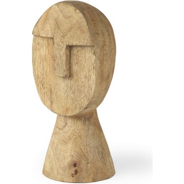 Ivan Wooden Head Medium Sculpture