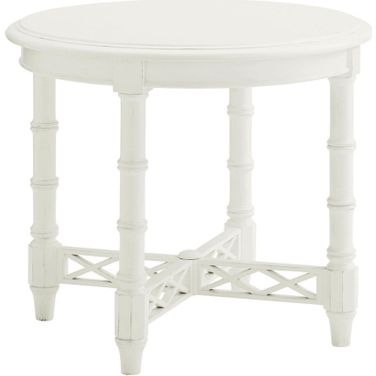 Ivory Key Edgehill Round Lamp Table In Somers Isle