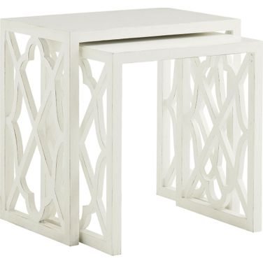Ivory Key Stovell Ferry Nesting Tables In Somers Isle