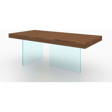 J and M Furniture Chestnut Modern Dining Table