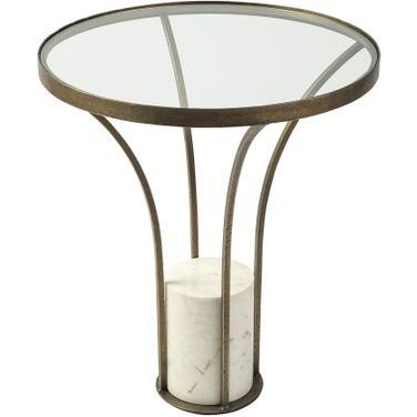 Jacinta End Table In Gold
