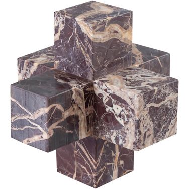 Jack Marble Decorative Jack Object In Cherry
