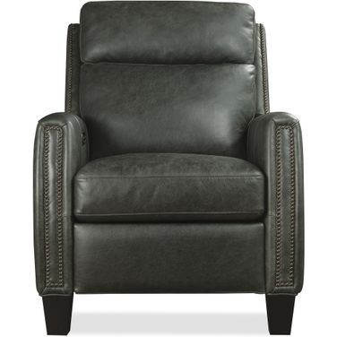 Jacklyn Power Recliner with Pop-Up Headrest In Grey