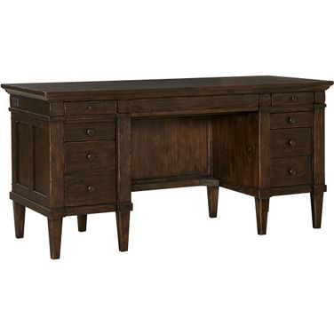 Jackson 62 Inch Executive Desk In Turkish Coffee