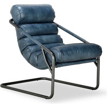 Jackson Accent Chair In Ocean Blue
