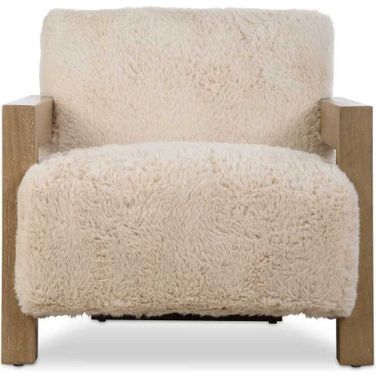 Jackson Sheepskin Accent Chair In Brown