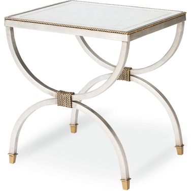 Jacqueline Bunching Cocktail Table In Antique Gold
