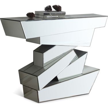 Jade Console Table In Chrome
