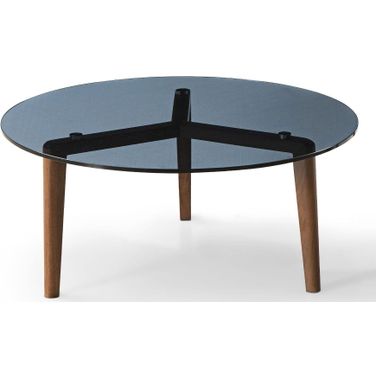 Jade Smoked Glass Top Coffee Table
