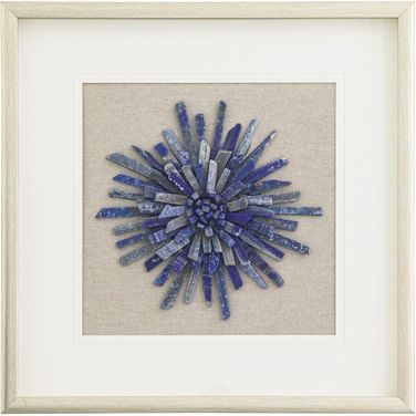Jaded Edges Wall Art In Blue
