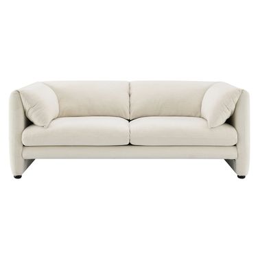 Jaeda Loveseat In Beige Linen