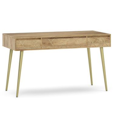 Jager Solid Mango Wood Desk In Natural