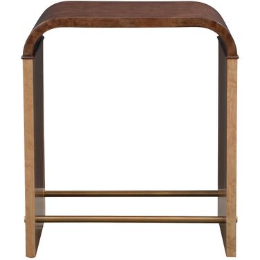 Jaguar Side Table In Brown and Brass