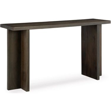 Jalenry Console Sofa Table In Grayish Brown