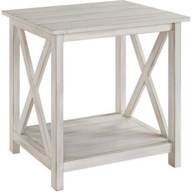 Jamestown End Table In Antique White