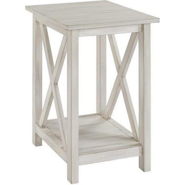 Jamestown Side Table In Antique White