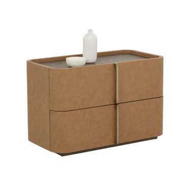 Jamille Large Nightstand In Cognac
