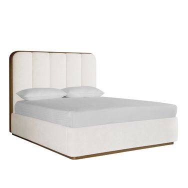Jamille Queen Platform Bed In Eclipse White