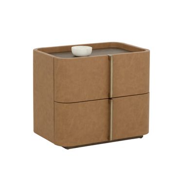 Jamille Small Nightstand In Cognac
