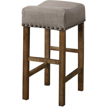 Janet 27 Inch Wood Counter Stool Set of 2 In Driftwood