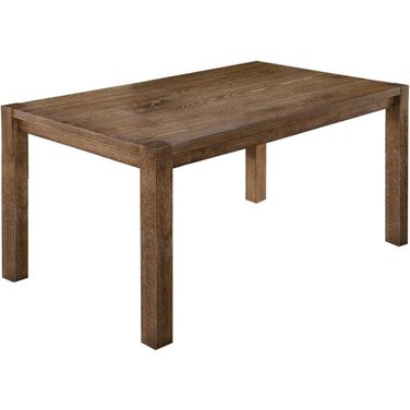 Janet 60 Inch Transitional Wood Dining Table In Driftwood