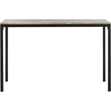 Janison Grey and Black 47 Inch Writing Desk
