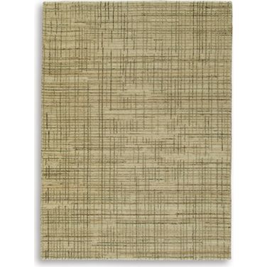 Janston Medium Rug In Ivory and Gray