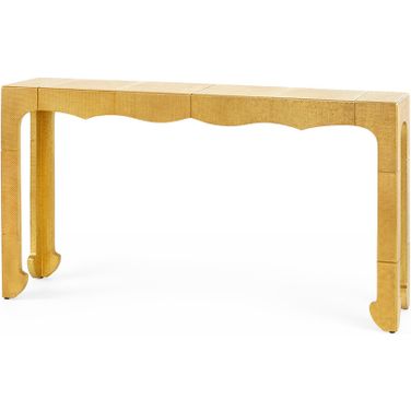 Jaques Console Table In Light Antique Brass
