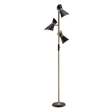 Jared Floor Lamp In Black and Gold
