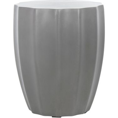 Jaslyn Dark Grey Concrete Accent Table