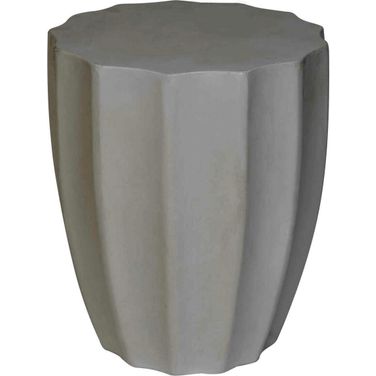 Jaslyn Ivory Concrete Accent Table