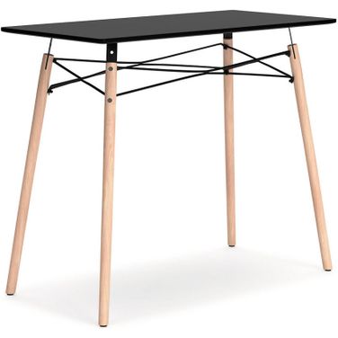 Jaspeni Black/Natural Home Office Desk