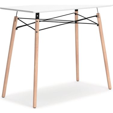 Jaspeni White/Natural Home Office Desk