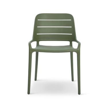 Jasper Outdoor Stacking Chair Set of 4 In Green