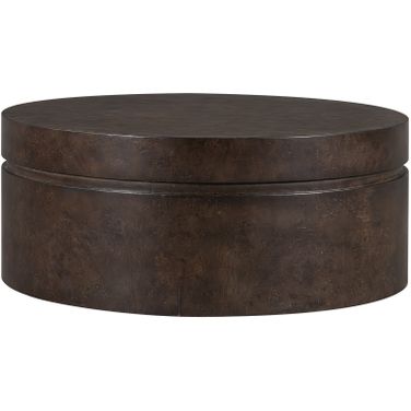 Jax Solid Wood with Poplar Venner 42 Inch Coffee Table In Dark Brown