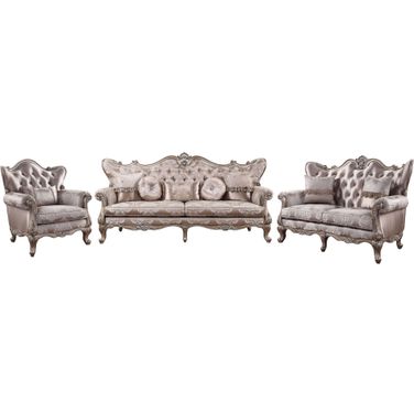 Jayceon Living Room Set in Marble